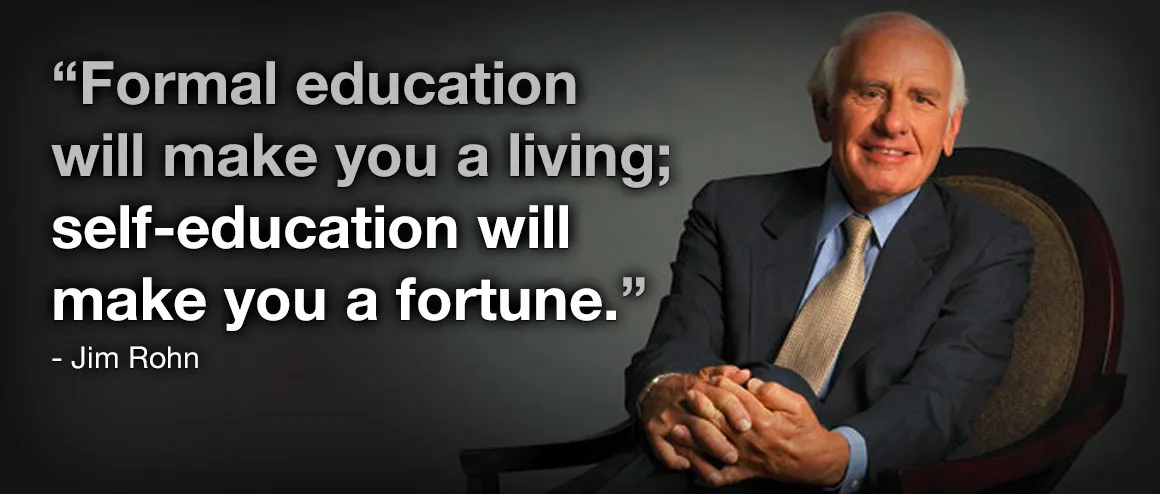 10 years from now you could be here or there | Jim Rohn Self Education ...